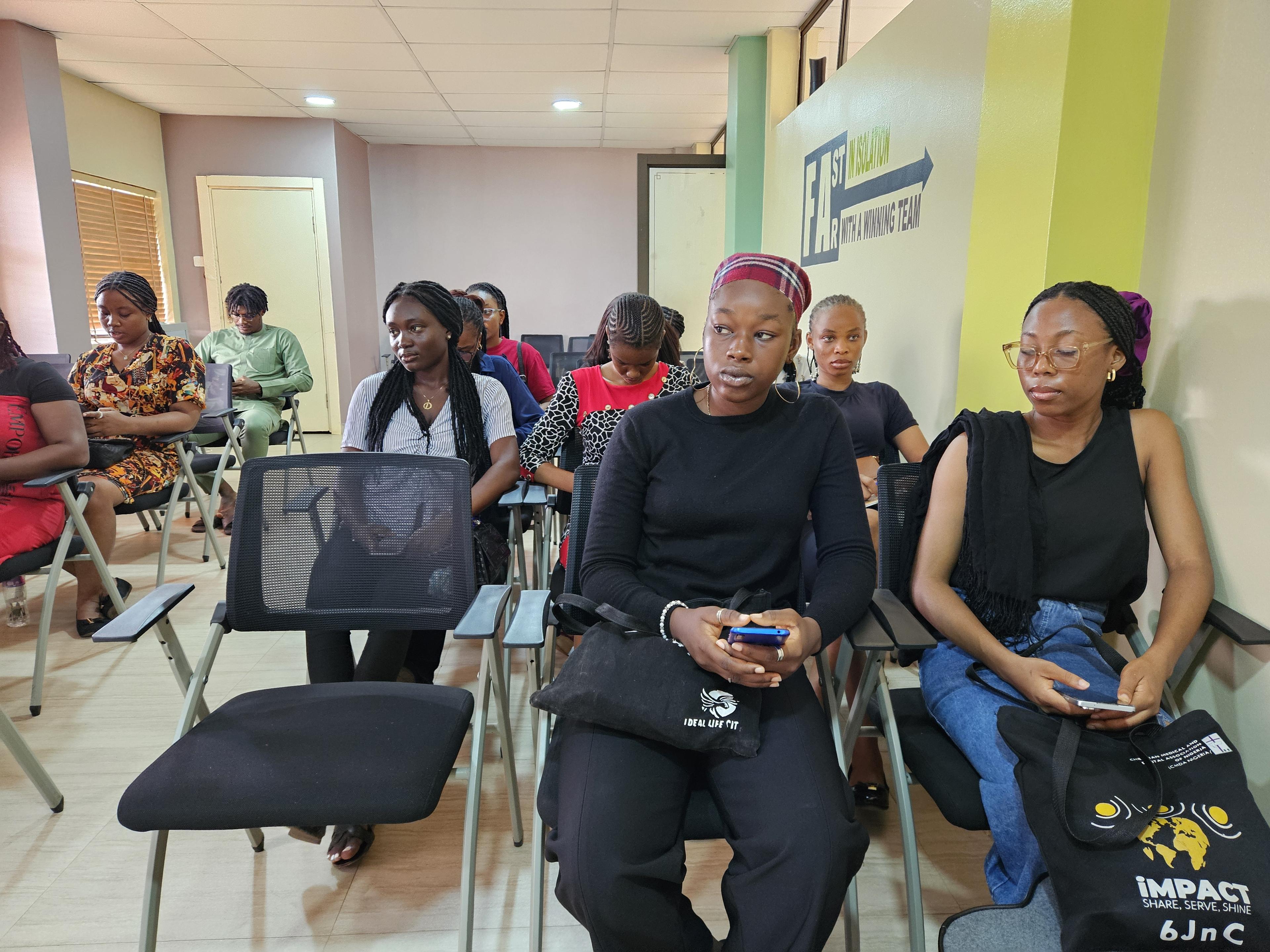 Interns learning