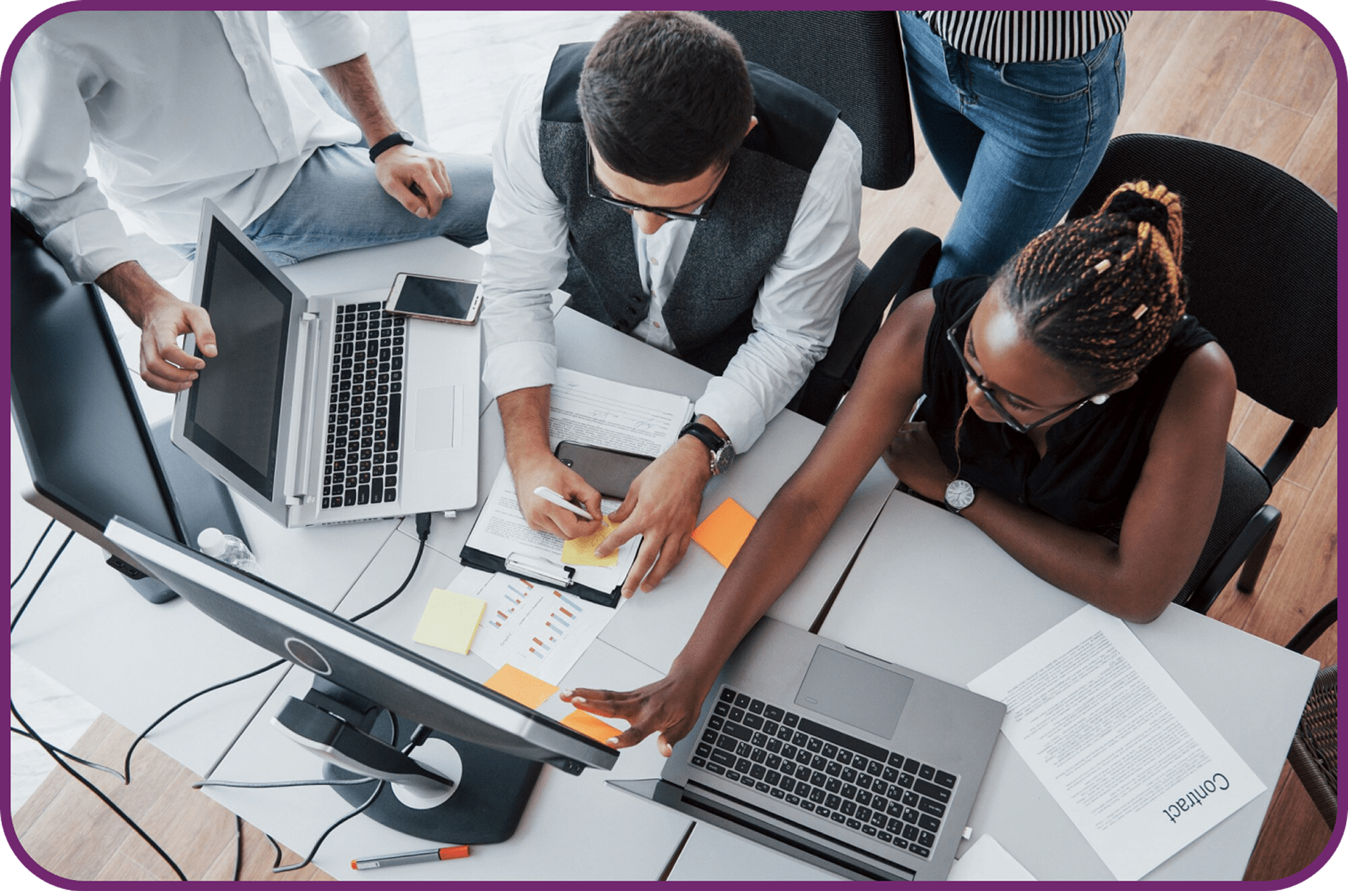 Students collaborating