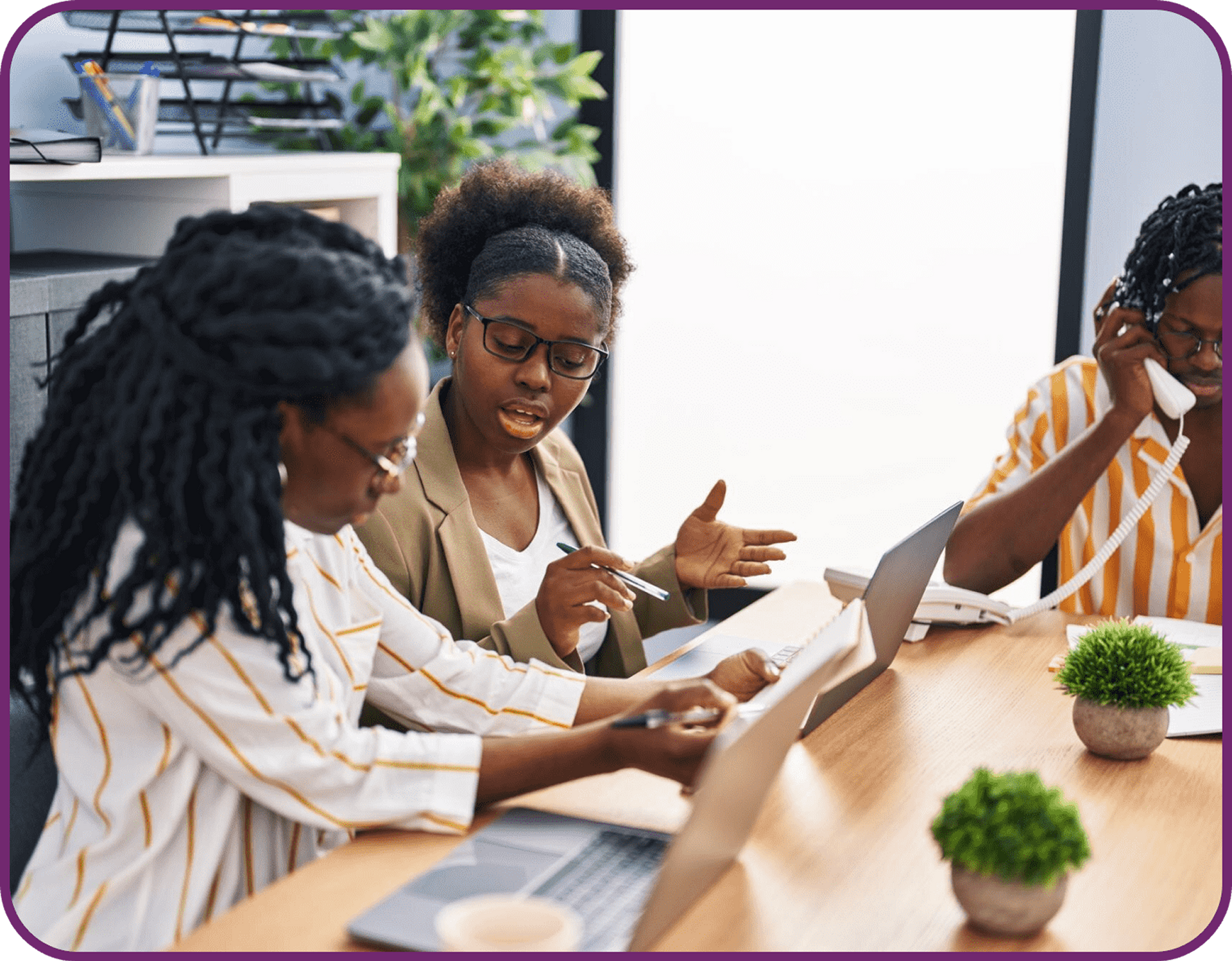 Women in tech meeting